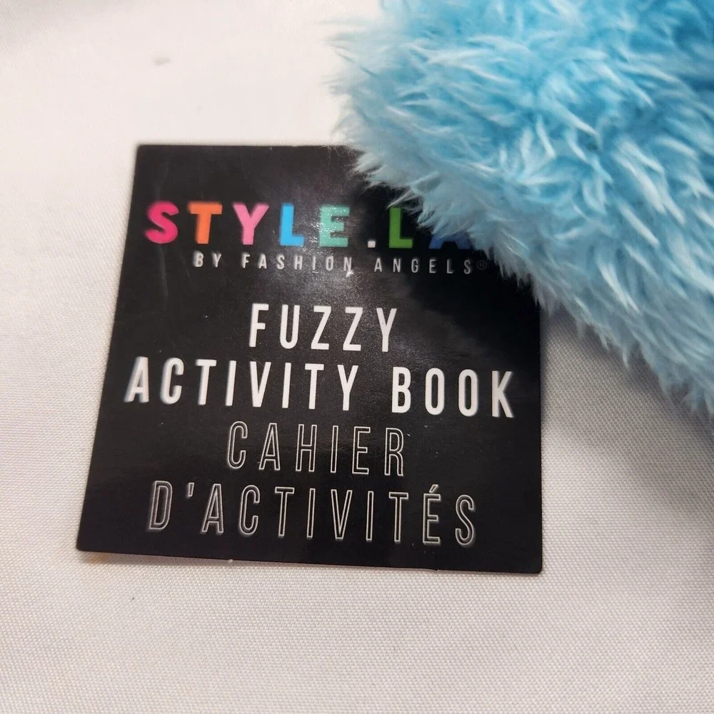 Journal for girls, Style Activity journal, fuzzy design 8